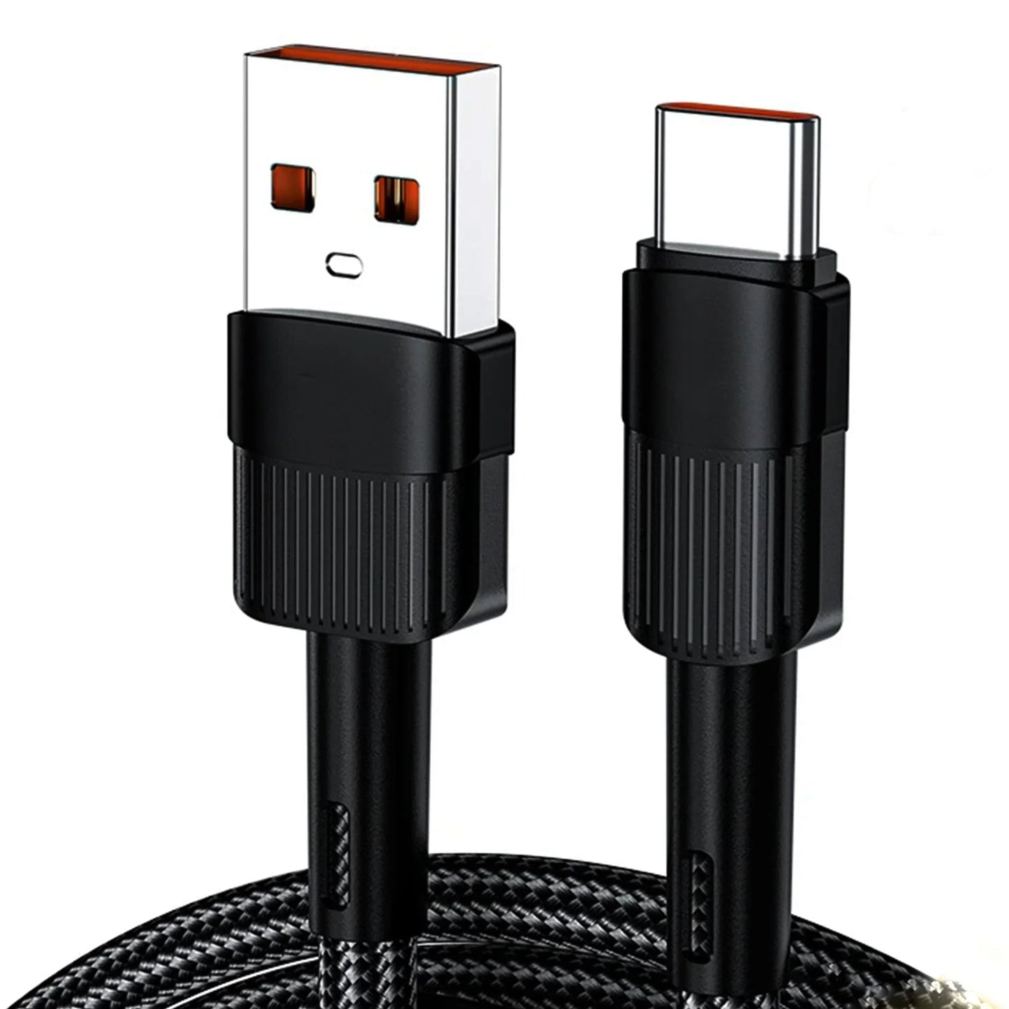 USB Type A To C Cable 10ft Braided Fast High Speed Charging