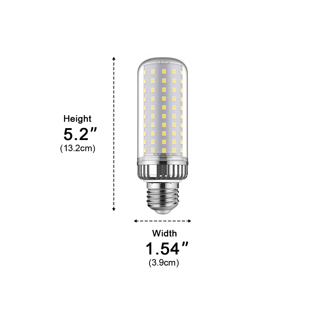 Vintage 30W Aluminum Cylinder LED Light Bulb Energy Efficient