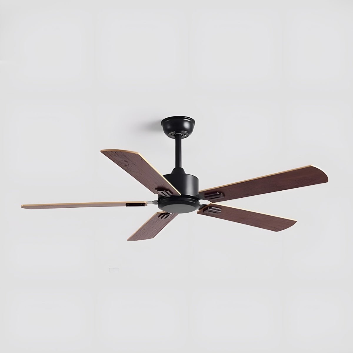 Vintage Wood Grain 3-Speed Frequency Ceiling Fan 5 Blades