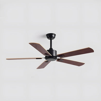 Vintage Wood Grain 3-Speed Frequency Ceiling Fan 5 Blades