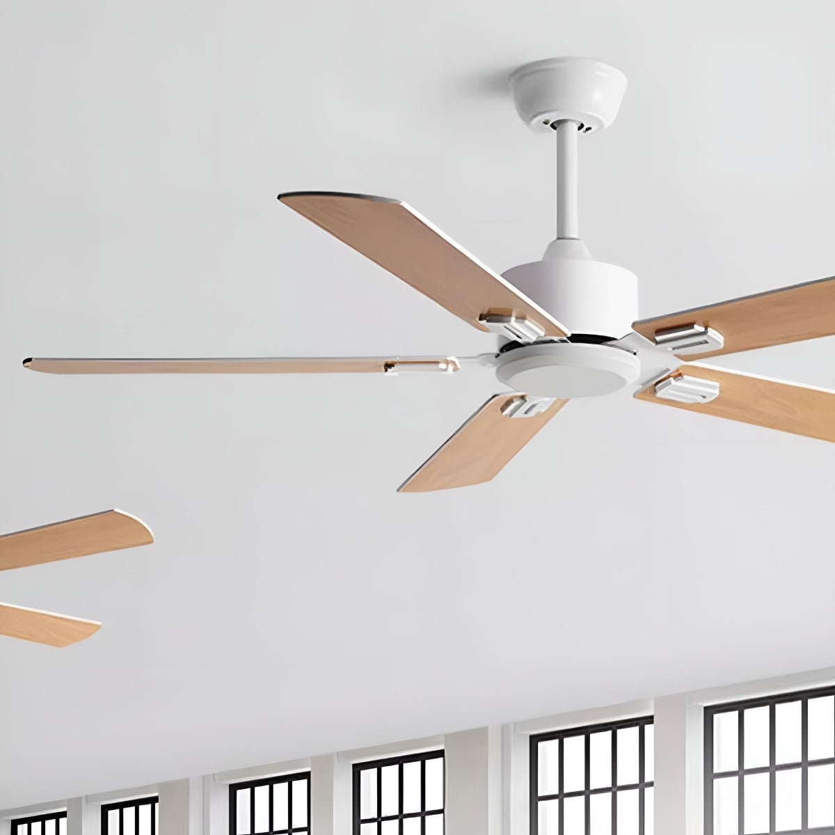 Vintage 6 - speed Reverse Frequency Ceiling Fan 5 Blades - Flare Shack