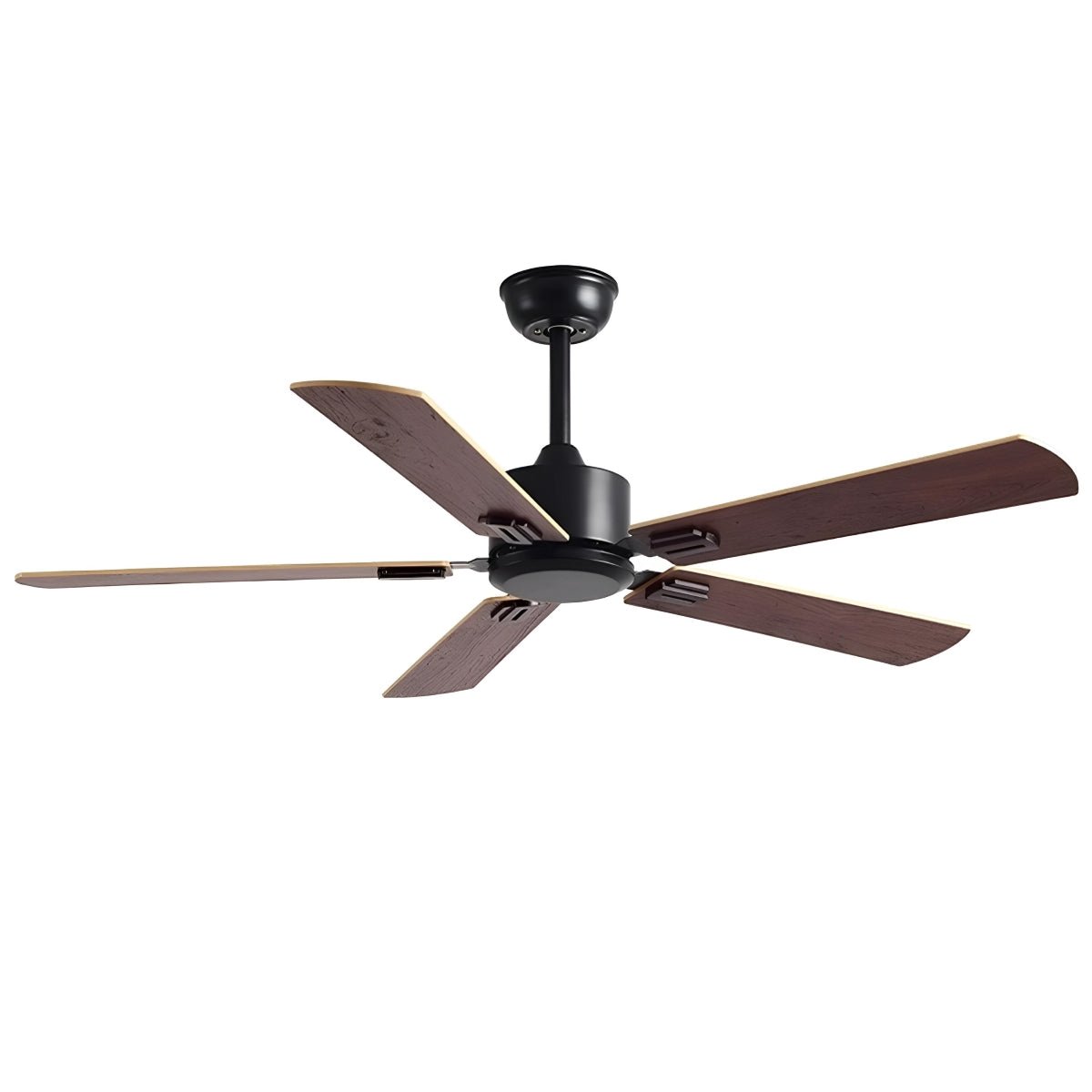 Vintage Wood Grain 3-Speed Frequency Ceiling Fan 5 Blades