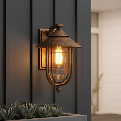 Vintage Classic Waterproof Birdcage Outdoor LED Porch Wall Lights - Flare Shack