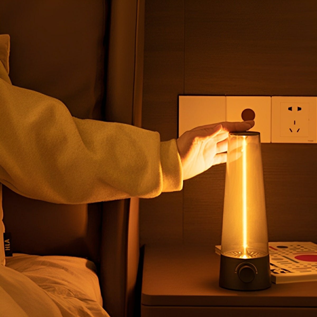Vintage Cone Dimmable LED Table Lamp Ambient Light