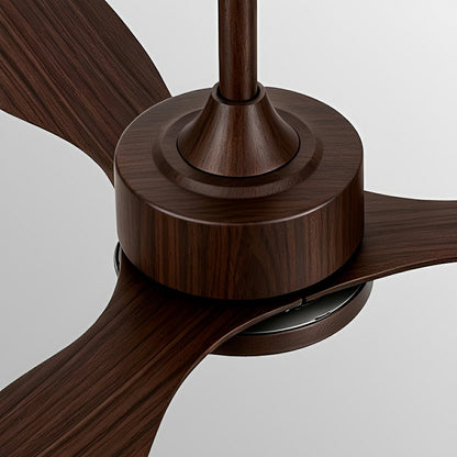 Vintage DC Motor Ceiling Fan with Light Full-Spectrum LED