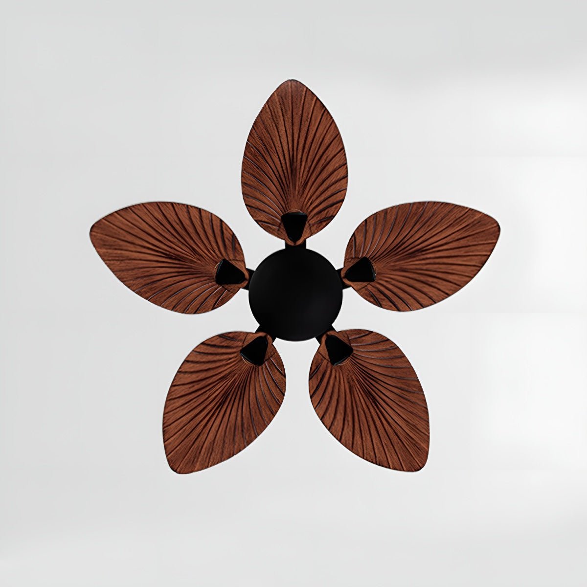 Vintage Imitation Palm Leaf DC Motor 6-speed Reverse Frequency Ceiling Fan