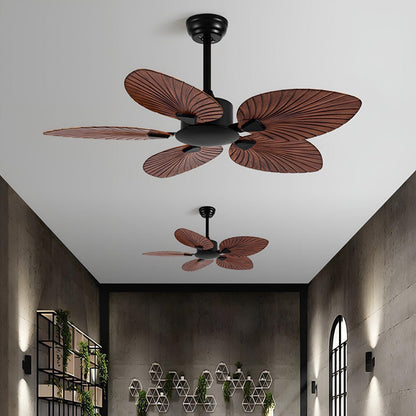 Vintage Imitation Palm Leaf 6 - speed Reverse Frequency Ceiling Fan - Flare Shack