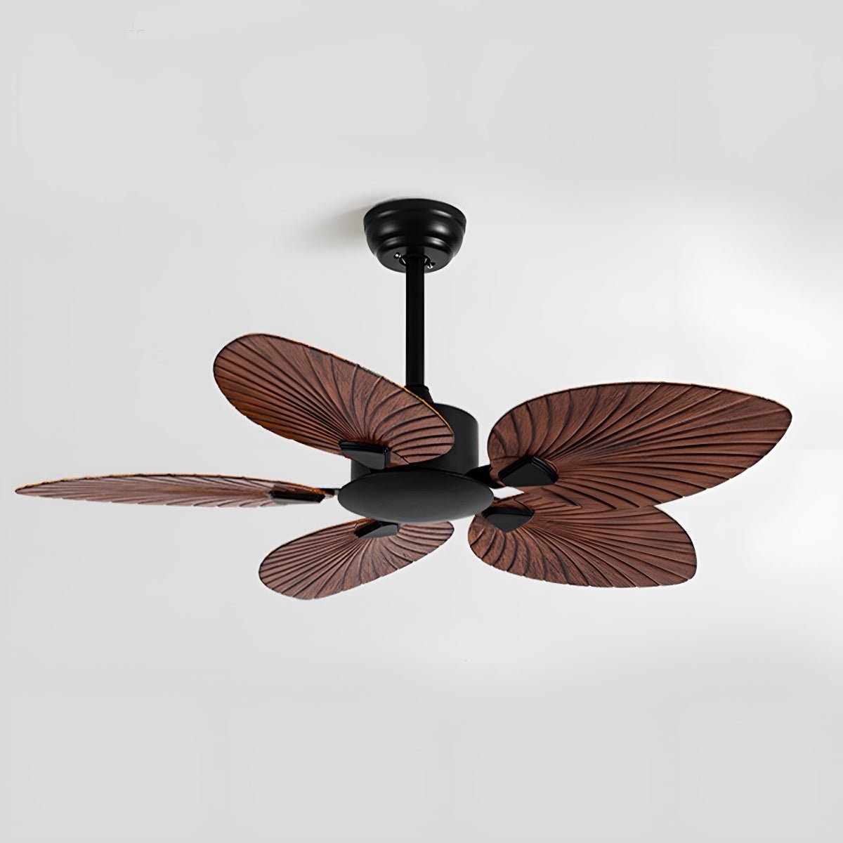 Vintage Imitation Palm Leaf DC Motor 6-speed Reverse Frequency Ceiling Fan