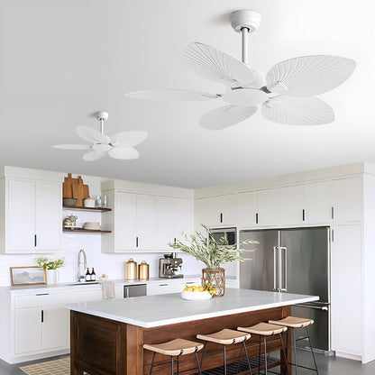 Vintage Imitation Palm Leaf 6 - speed Reverse Frequency Ceiling Fan - Flare Shack