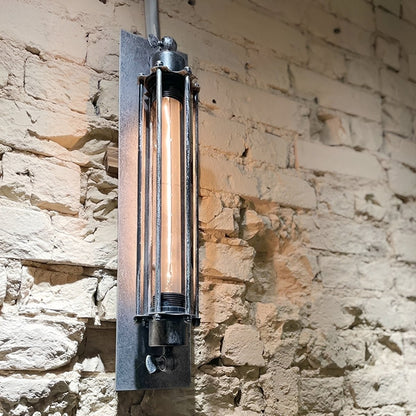 Vintage Industrial Iron Art LED Wall Sconces