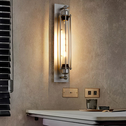 Vintage Industrial Iron Art LED Wall Sconces - Flare Shack