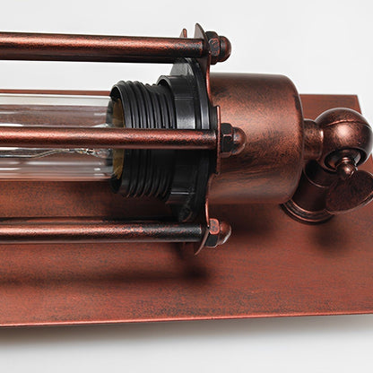Vintage Industrial Iron Art LED Wall Sconces