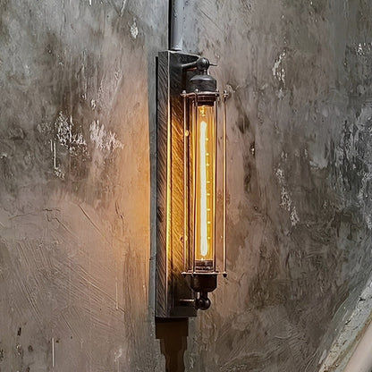 Vintage Industrial Iron Art LED Wall Sconces