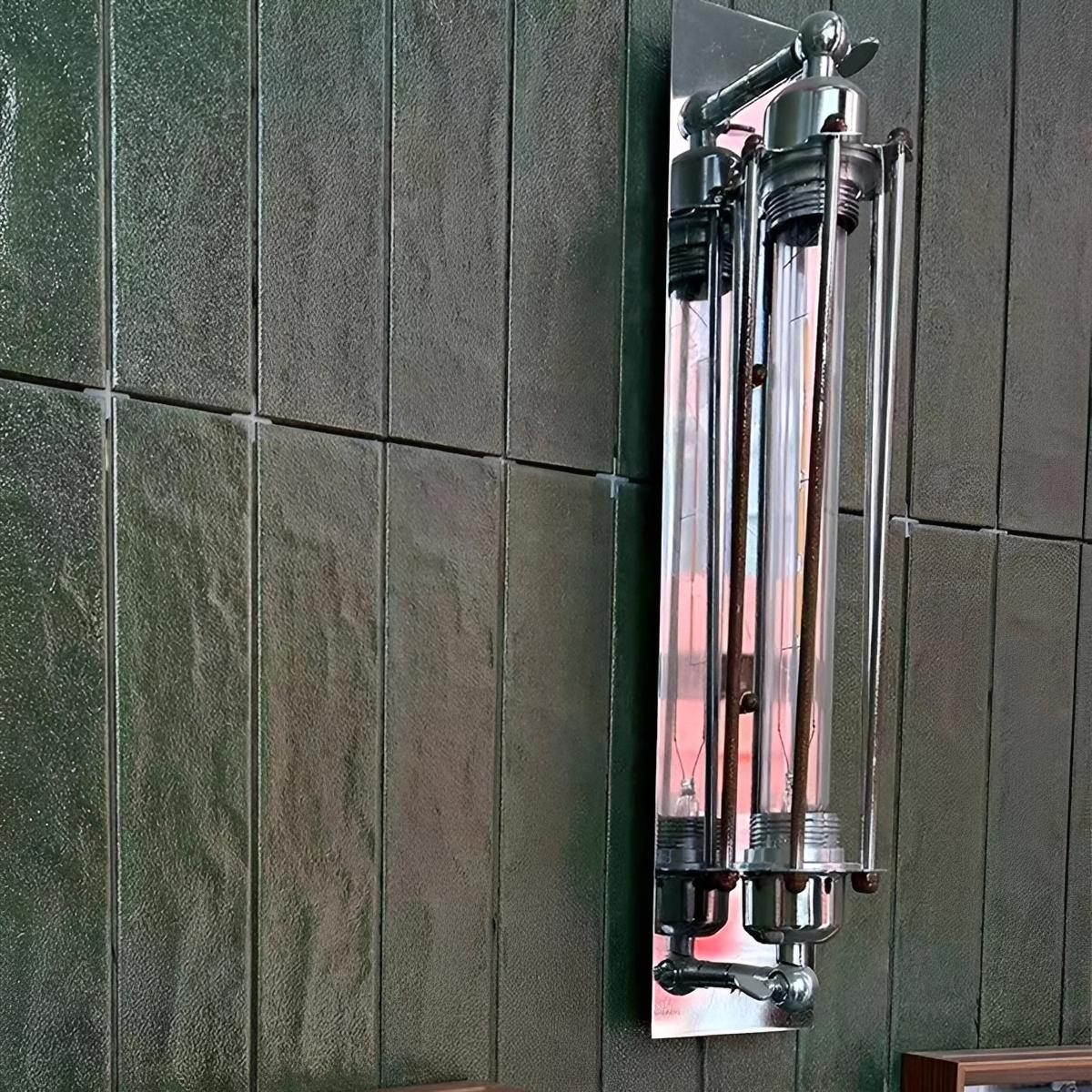 Vintage Industrial Iron Art LED Wall Sconces
