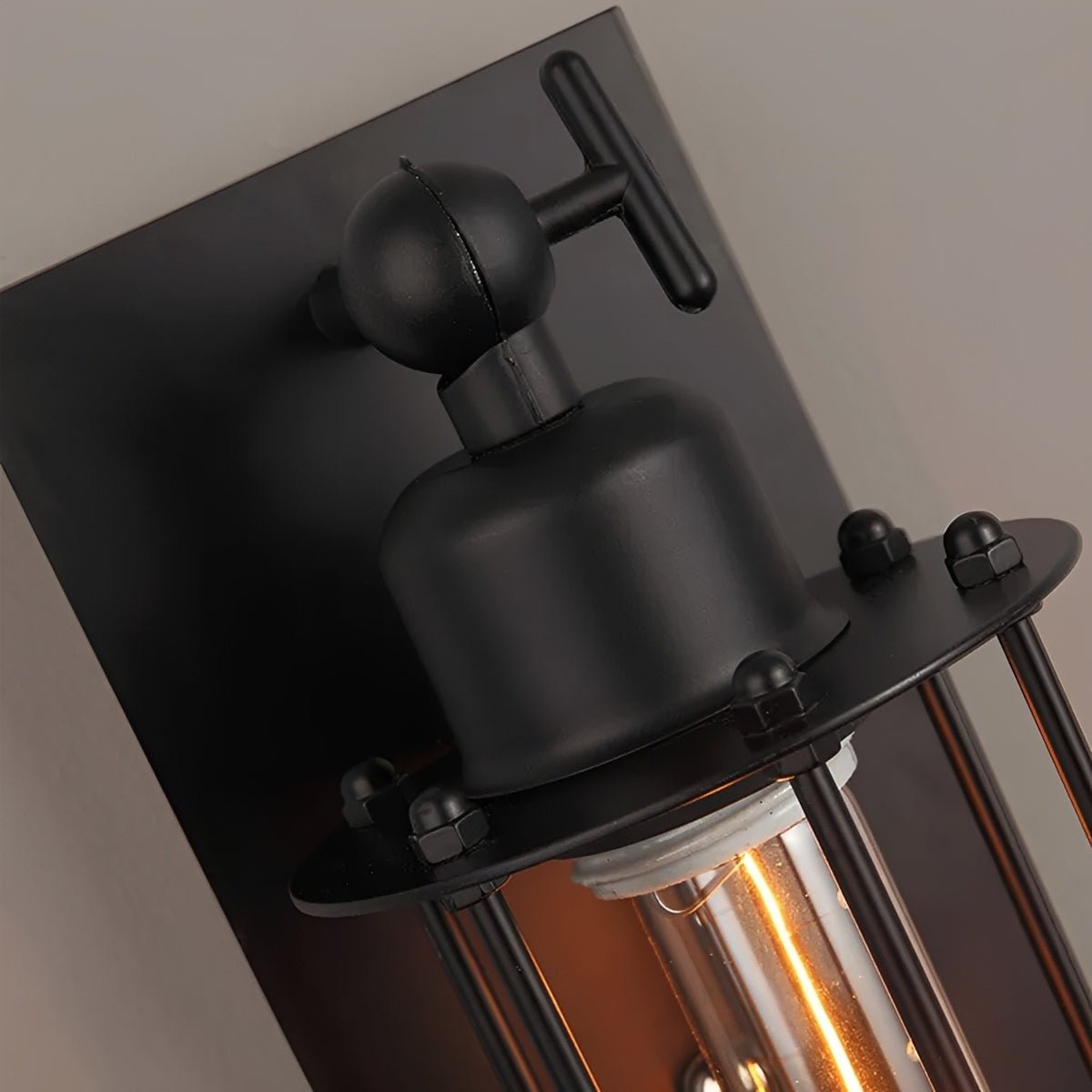Vintage Industrial Iron Art LED Wall Sconces