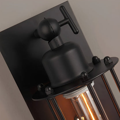 Vintage Industrial Iron Art LED Wall Sconces