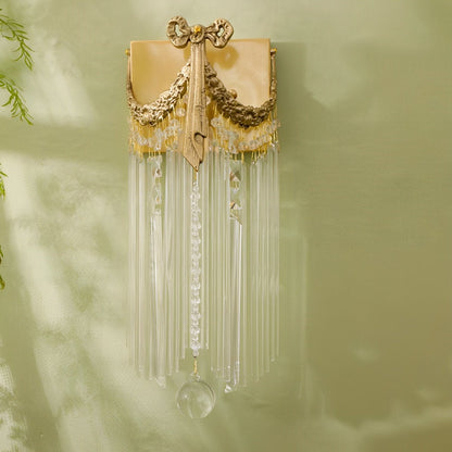 Vintage Luxury Bow Tie Crystal Wall Sconces Light - Flare Shack