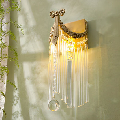 Vintage Luxury Bow Tie Crystal Wall Sconces Light - Flare Shack