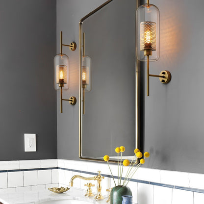 Vintage Luxury Industrial Glass Globe LED Wall Sconces - Flare Shack