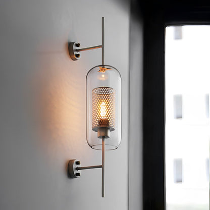 Vintage Luxury Industrial Glass Globe LED Wall Sconces - Flare Shack