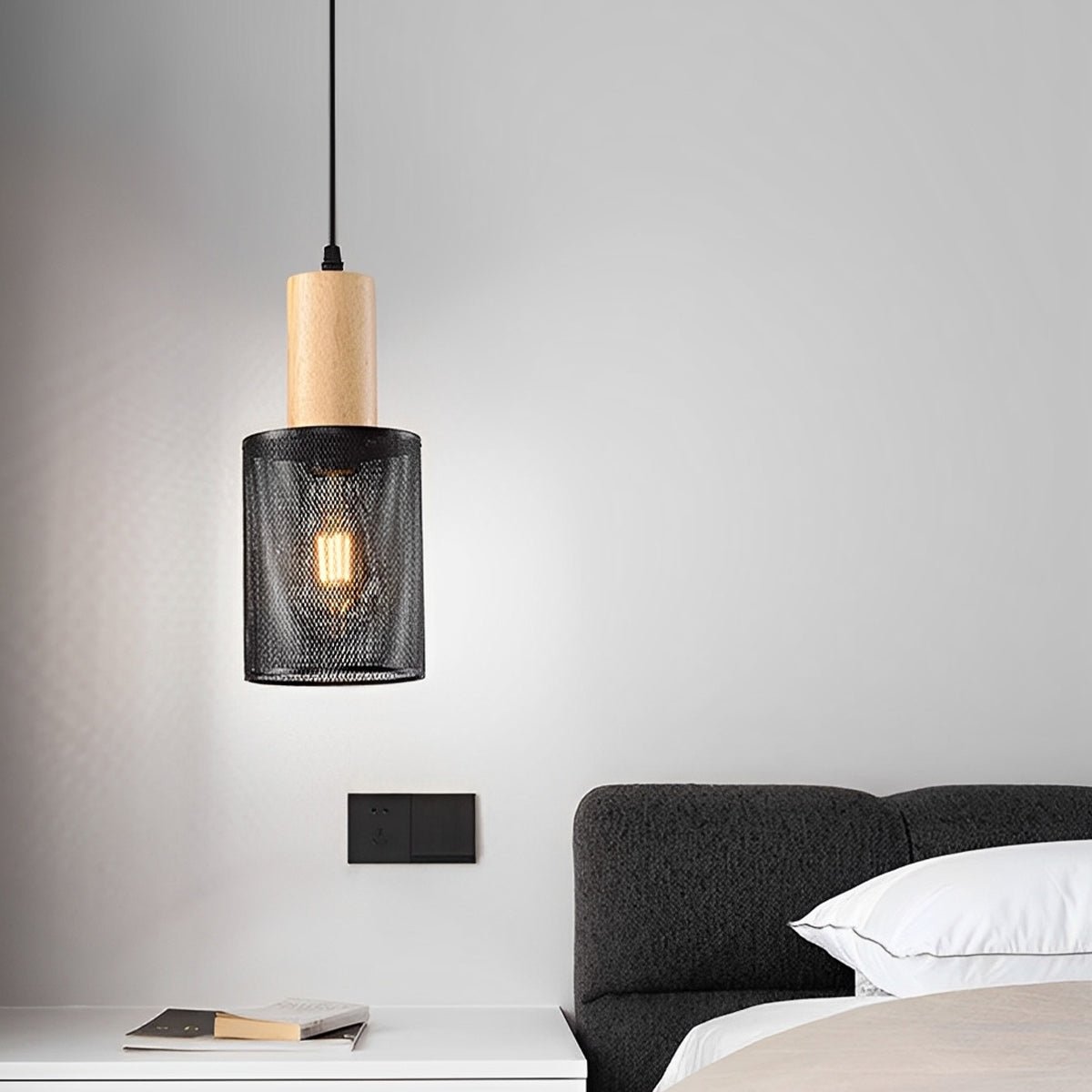 Vintage Minimalist Industrial Iron Mesh Bar LED Pendant Lights - Flare Shack