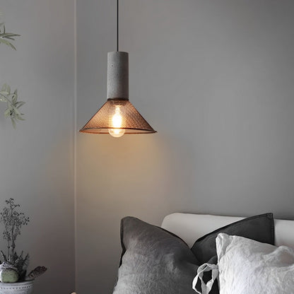 Vintage Minimalist Industrial Iron Mesh Bar LED Pendant Lights - Flare Shack