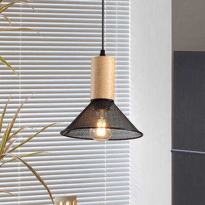 Vintage Minimalist Industrial Iron Mesh Bar LED Pendant Lights - Flare Shack