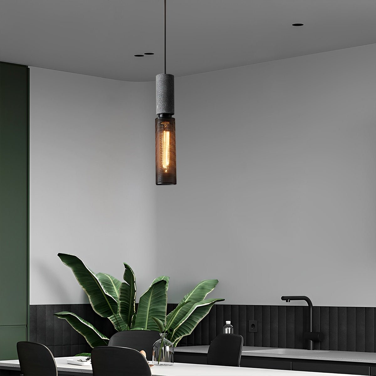 Vintage Minimalist Industrial Iron Mesh Bar LED Pendant Lights - Flare Shack