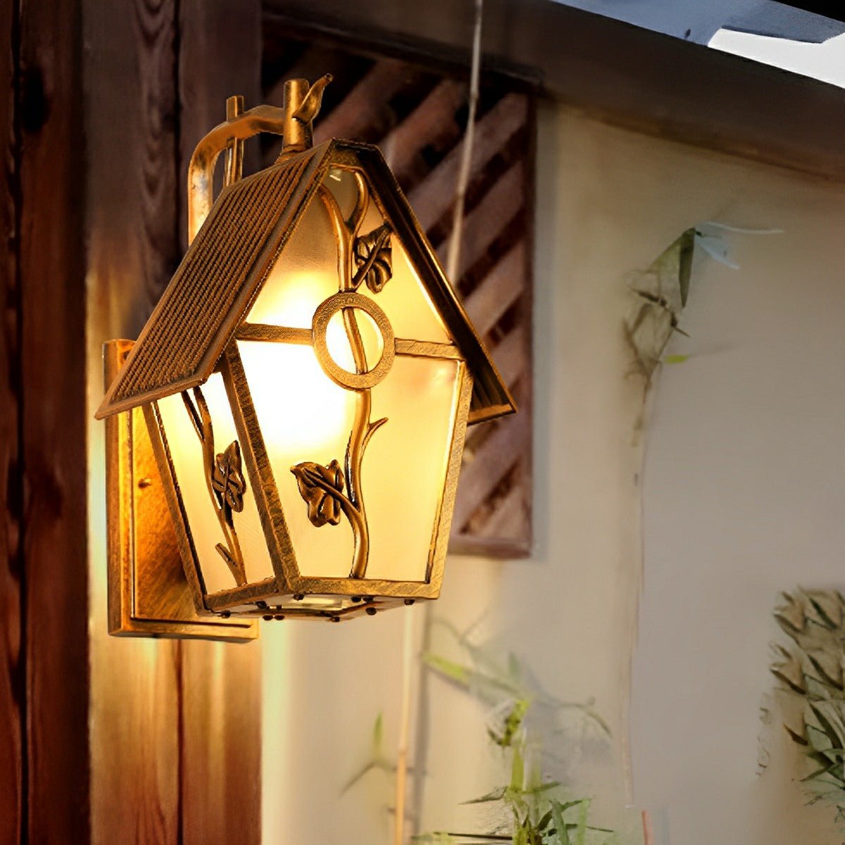 Vintage Rustic House Waterproof Outdoor LED Porch Wall Lights - Flare Shack