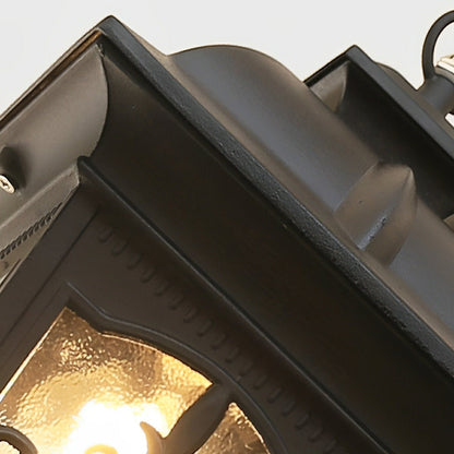 Vintage Rustic Square Arrow flower Waterproof Outdoor LED Lantern Pendant Lights