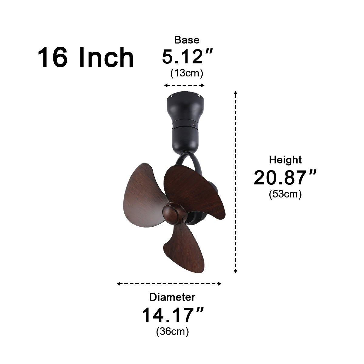 Vintage Swing Rotation 6-Speed DC Motor Ceiling Fan
