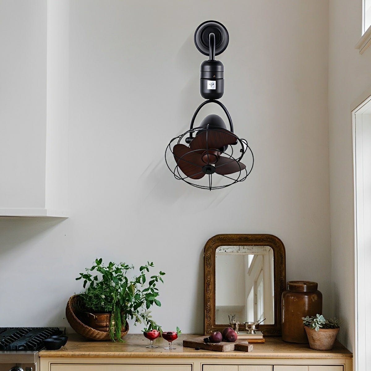 Vintage Swing Rotation 6 - Speed DC Motor Ceiling Fan Wall fan - Flare Shack