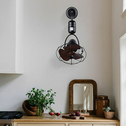 Vintage Swing Rotation 6 - Speed DC Motor Ceiling Fan Wall fan - Flare Shack