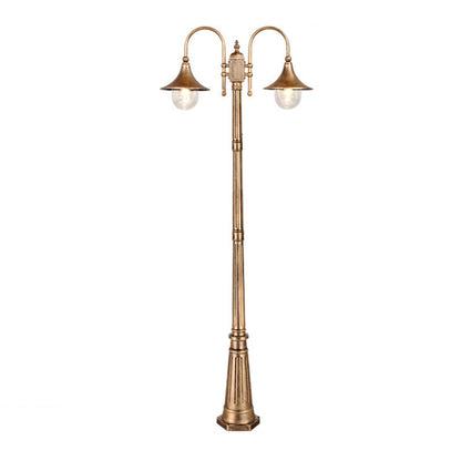 Vintage Waterproof Flared LED Outdoor Pathway Pole Lights - Flare Shack