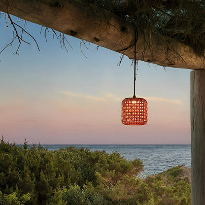 Vintage Waterproof Rattan LED Outdoor Ceiling Lights Lanterns - Flare Shack