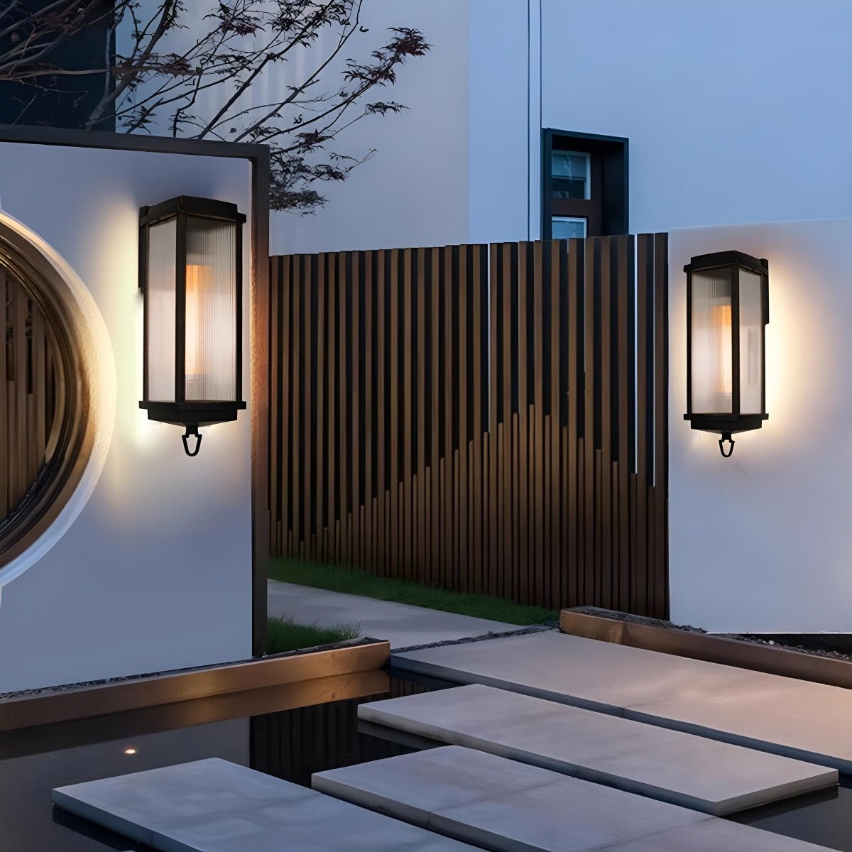 Vintage Waterproof Rectangular Outdoor LED Porch Wall Lights - Flare Shack