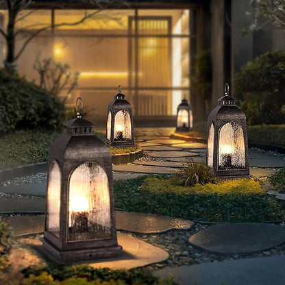 Vintage Waterproof Lantern Outdoor LED Landscape Lighting