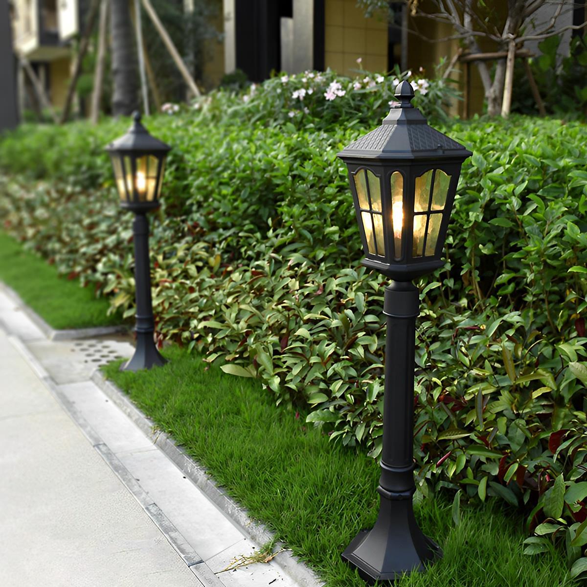 Vintage Waterproof Solar Tower Outdoor LED Landscape Lighting - Flare Shack