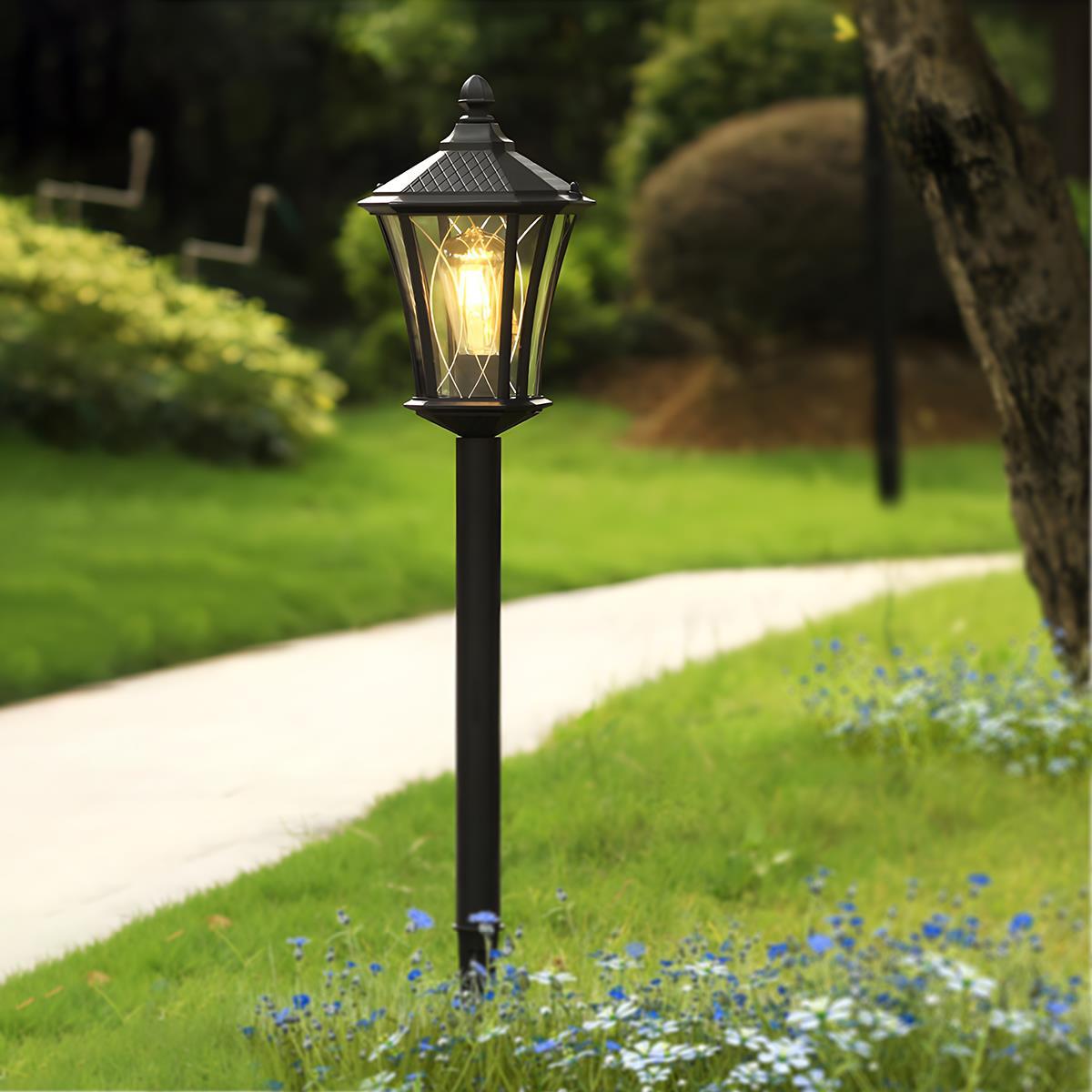 Vintage Waterproof Solar Tower Outdoor LED Landscape Lighting - Flare Shack