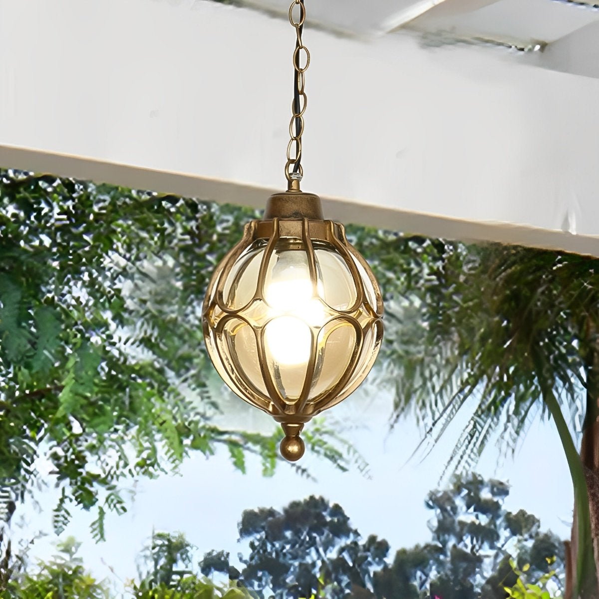 Waterproof Aluminum Ball Outdoor Chandelier Light Hanging Pendan Light - Flare Shack