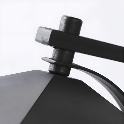 Waterproof Black Farmhouse Cross Lantern Outdoor Porch LED Wall Lights