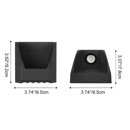 Waterproof Black Up and Down LED Outdoor Wall Sconces