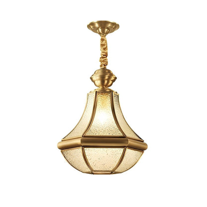 Waterproof Copper Luxury Diamond LED Outdoor Pandent Lights