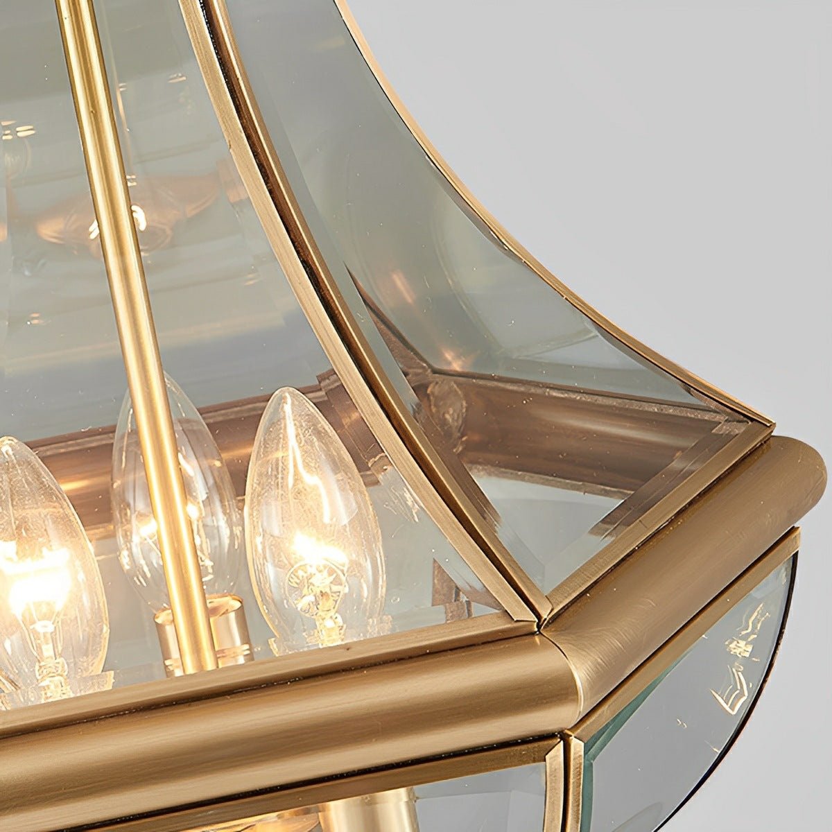 Waterproof Copper Luxury Diamond LED Outdoor Pandent Lights
