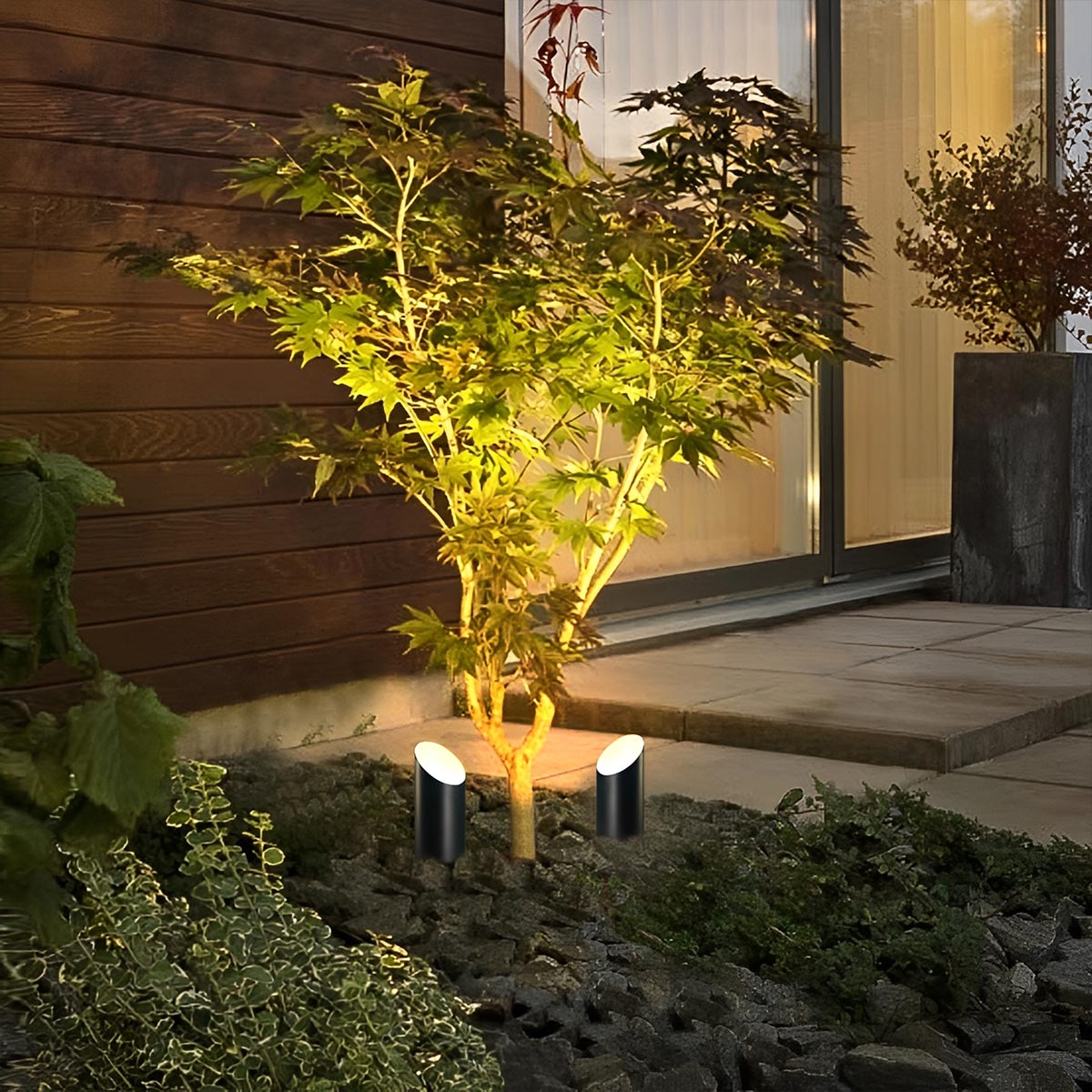 Waterproof Cylinder LED Spot Light Outdoor Landscape Lighting - Flare Shack
