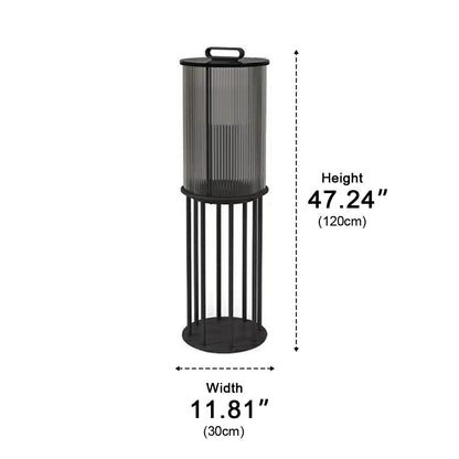 Waterproof Cylinder Outdoor Lantern Post Light Pathway Lighting