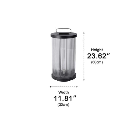 Waterproof Cylinder Outdoor Lantern Post Light Pathway Lighting