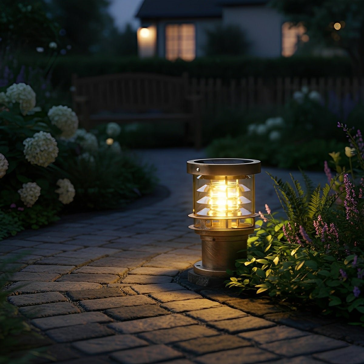 Waterproof Cylinder Tiered LED Outdoor Landscape Lighting - Flare Shack