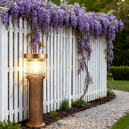 Waterproof Cylinder Tiered LED Outdoor Landscape Lighting - Flare Shack