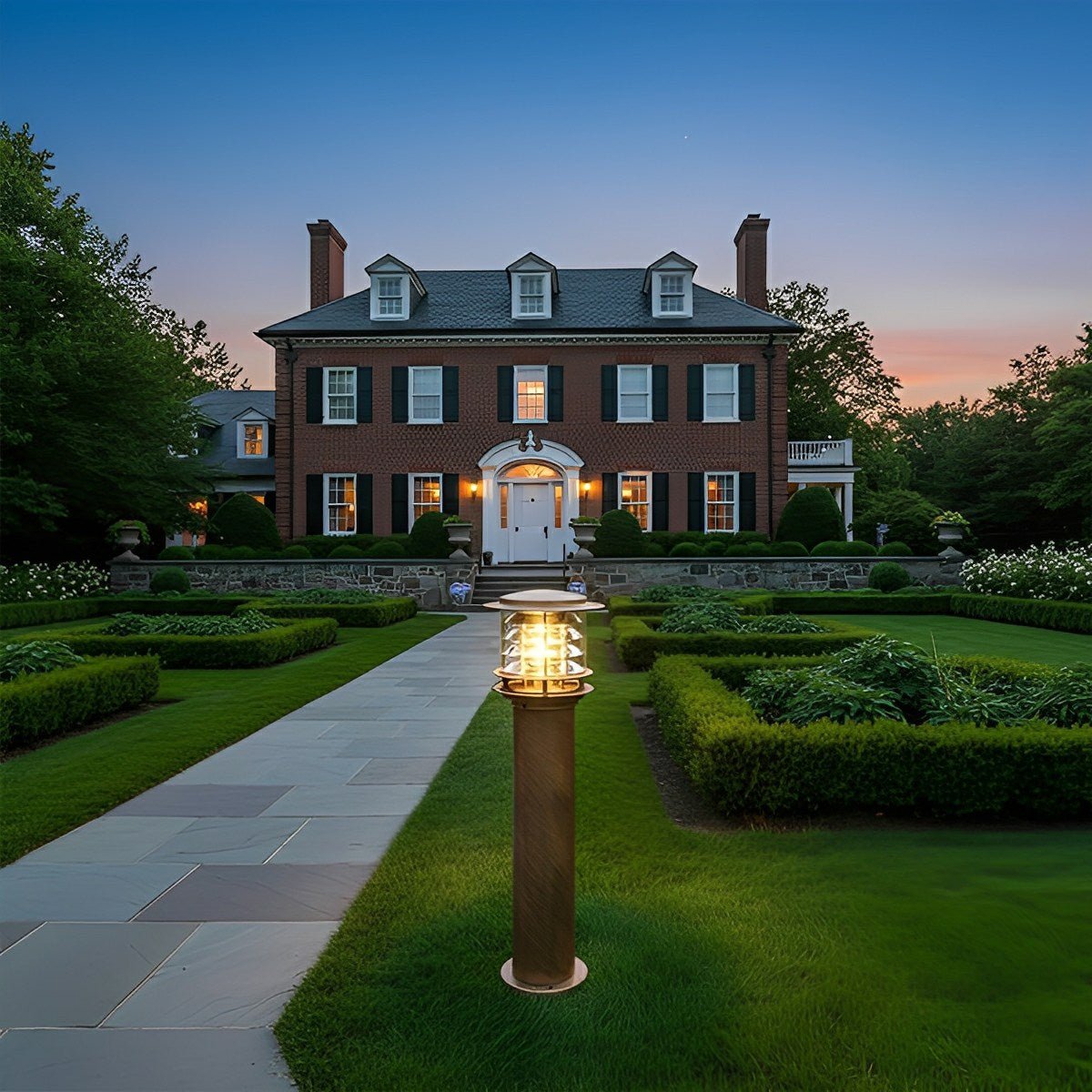 Waterproof Cylinder Tiered LED Outdoor Landscape Lighting - Flare Shack